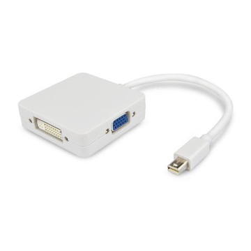 Конвертер адаптера Mini DP DisplayPort в VGA/DVI/HDMI
