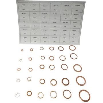 Набор из 300 медных шайб Magma.