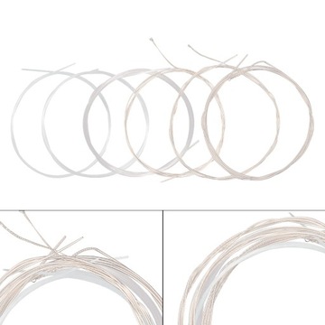 СТРУНЫ ДЛЯ КЛАССИЧЕСКОЙ ГИТАРЫ С ЗАПАСНОЙ СТРУНОЙ D4 + БЕСПЛАТНЫЕ ПОДАРКИ