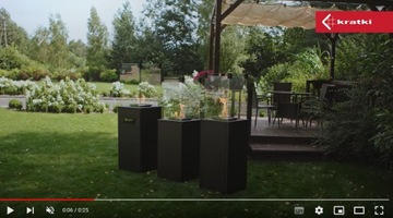 OGRZEWACZ GAZOWY PATIO STAL LAMPA NA TARAS OGRÓD