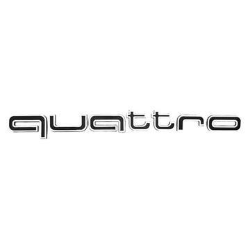 EMBLEMAT AUDI QUATTRO ZNACZEK TYŁ 21.5x1.5 Q7 Q8