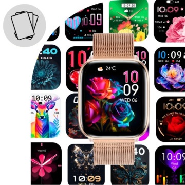 СМАРТЧАСЫ ЖЕНСКИЕ ЧАСЫ ПОЛЬСКИЙ МЕНЮ ВЫЗОВЫ УВЕДОМЛЕНИЯ ИМПУЛЬСНЫЙ AMOLED