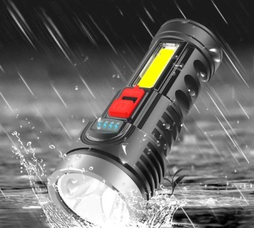 МОЩНЫЙ АККУМУЛЯТОРНЫЙ СВЕТОДИОДНЫЙ ФОНАРЬ, ПОИСК, ФАРА