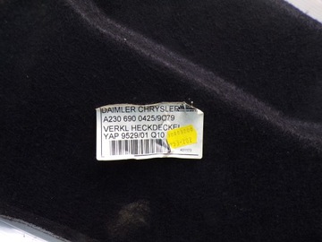 ОБИВКА, ЗВУК ЗАДНЕГО КАПОТА, MERCEDES SL R 230