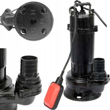 YATO POMPA DO WODY BRUDNEJ SZAMBA ŚCIEKÓW ZATAPIALNA ŻELIWNA Z PŁYWAKIEM