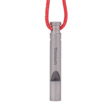 ULTRALIGHT TITANIUM EMERGENCY WHISTLE