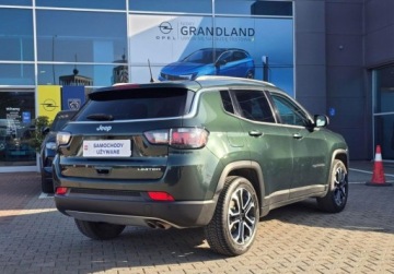 Jeep Compass II SUV Facelifting 1.3 GSE T4 130KM 2021 Jeep Compass 1,3 TMAir 130KM Limited - PL, jeden wl., serwis ASO, bezwypad, zdjęcie 22