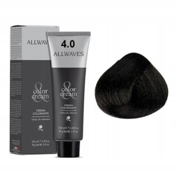 ALLWAVES COLOR CREAM COLORANTE FARBA DO WŁOSÓW 4.0 100ml