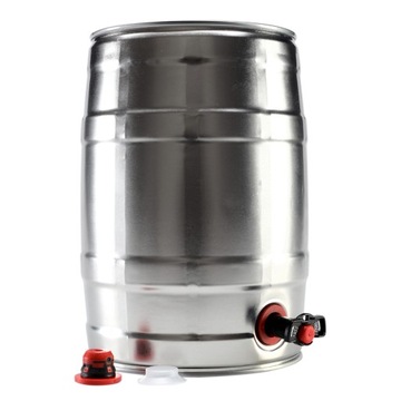 BECZKA na PIWO DOMOWE 5L MINI KEG BECZUŁKA +KRANIK