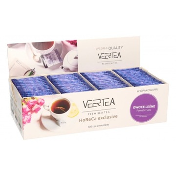 Herbata owocowa ekspresowa Veertea 100 saszetek
