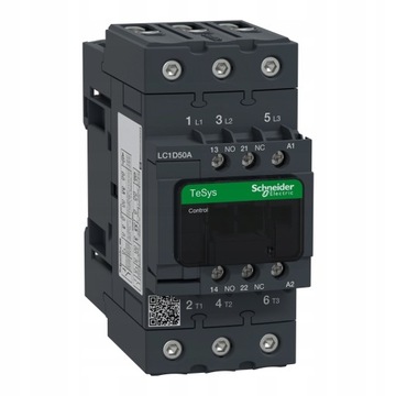STYCZNIK MOCY TRZYBIEGUNOWY LC1D 50A 1NO 1NC 110VAC LC1D50AF7 SCHNEIDER