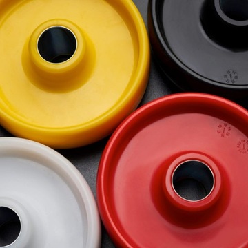 Колеса промышленные с тормозом 80мм Blue Rubber