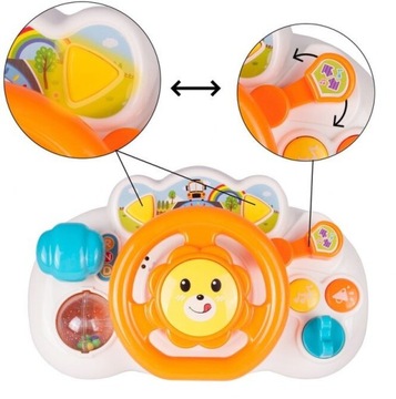 ИНТЕРАКТИВНЫЙ РУЛЬ ДЛЯ МУЗЫКАЛЬНОЙ КОЛЯСКИ ДЛЯ КОЛЯСКИ, ОБРАЗОВАТЕЛЬНОЙ КОЛЯСКИ