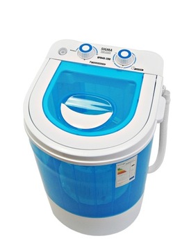 MINI PRALKA Z WIRÓWKĄ 4 KG PRANIA +1,5 KG WIROWANIA DOMOWA TURYSTYCZNA