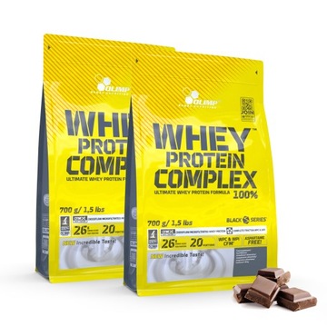 OLIMP WHEY PROTEIN COMPLEX 2x700g BIAŁKO WPC WPI