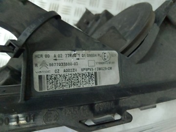 CITROEN DS3 2012 SVĚTLO PRAVÝ PŘEDNÍ PRAVÁ 9677033880