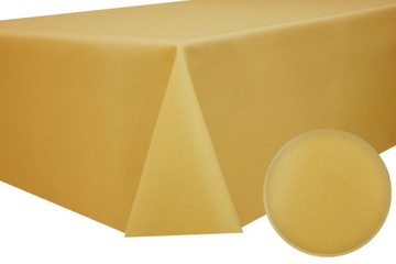 Plamoodporny obrus beżowy 110x150 cm gładki