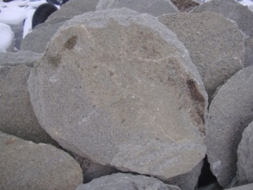 Ступеньки, каменные степы для дорожек Овал Серый