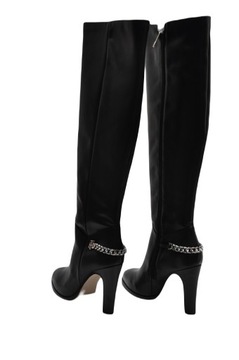 TOMMY HILFIGER CHAIN OVERKNEE HIGH HEEL BOOT FW0FW07063 OFICERKI R 37