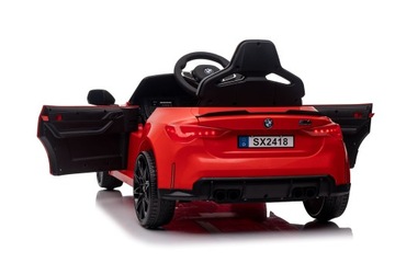 Автомобиль на аккумуляторе BMW M4 КОЖА, ЭВА, ДИСТАНЦИОННЫЙ АККУМУЛЯТОР ДО 14Ач