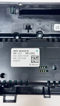 BMW 6 F06 GRANÁT COUPE 2013 PANEL KLIMATIZACE