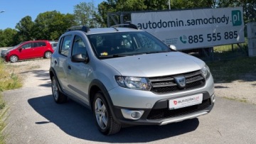 Dacia Sandero II Hatchback 5d 1.5 dCi 90KM 2013 Dacia Sandero Stepway Raty 1.5 dci 90KM Tylko 90tys km Klima usb Nowe opon, zdjęcie 4