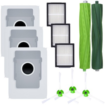 SZCZOTKI WAŁKI FILTRY WORKI DO iROBOT ROOMBA E I J i3+ i4+ i5+ i6+ i7+ j7+