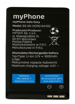 Oryginalna Bateria MyPhone BS-09 Halo Easy