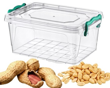 POJEMNIK NA ŻYWNOŚĆ Z POKRYWKĄ 1500ML MULTIBOX 1,5L FREE BPA ZAMYKANY OBIAD