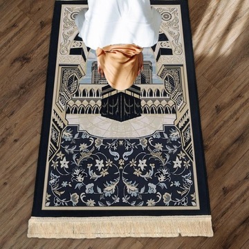 Молитвенный коврик, толстый традиционный коврик для праздника Ид