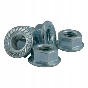 Nakrętka kołnierzowa radełkowana M12 DIN 6923 1 kg