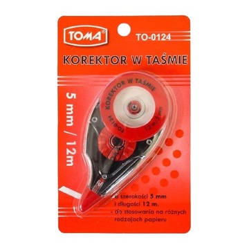 KOREKTOR W TAŚMIE 5mm x 12m TO-0124 TOMA