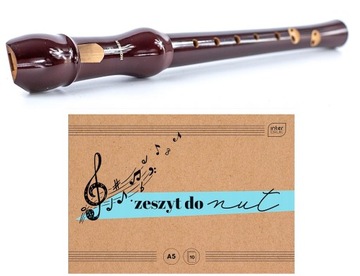 FLET SZKOLNY DREWNIANY HOHNER9550-ZESZYT DO MUZYKI