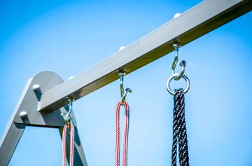 КАЧАЛКА-ГАМАК-КАЧАЛКА «ГНЕЗДО АИСТА» ПРОЧНЫЙ МЕТАЛЛИЧЕСКИЙ САДОВЫЙ КАРКАС ДЛЯ ДЕТЕЙ