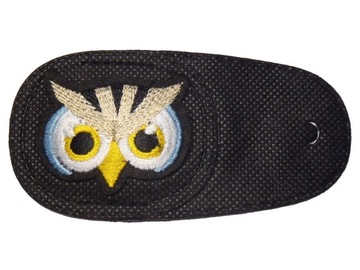 OBTURATOR, ZASŁONKA ZEZOWA BLACK - 1 SZT, SOWA