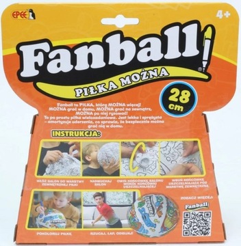 Фанбол - Возможный мяч, оранжевый