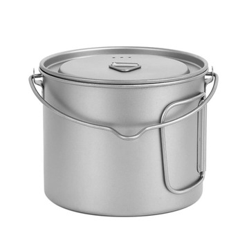 Garnek wykonany z tytanu, pojemność 1000ml