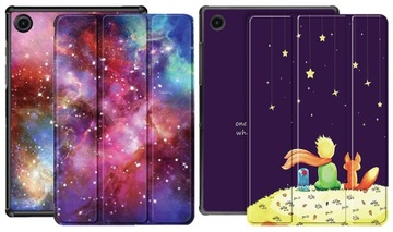 УМНАЯ ОБЛОЖКА ГРАФИКА + СТЕКЛО + СТИЛУС ДЛЯ SAMSUNG TAB A8 10,5 X200 X205