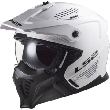 Kask otwarty LS2 OF606 DRIFTER SOLID WHITE szczęka