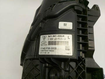 PORSCHE TAYCAN 4S 9J1 2022 SVĚTLO LEVÝ PŘEDNÍ 9J1941033H