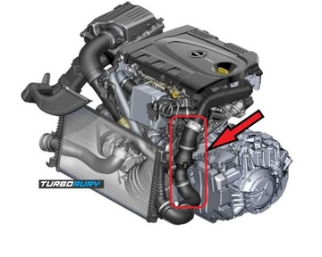 TRUBKA WAZ TURBO INTERCOOLER OPEL INSIGNIA 2.0 CDTI