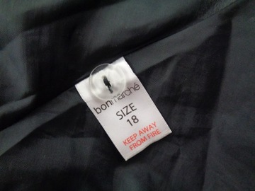 46-48 BONMARCHE MIDI SPÓDNICA GREY KRATA W141