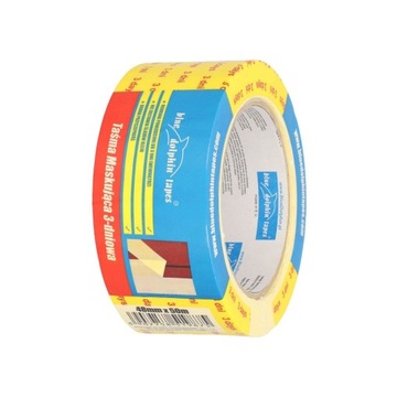 Taśma malarska maskująca 3-dni 48mm x 50m żółta papierowa Blue Dolphin
