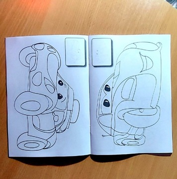 Легковые автомобили. Книжка-раскраска