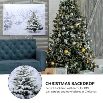 Осенний фон с рождественскими украшениями