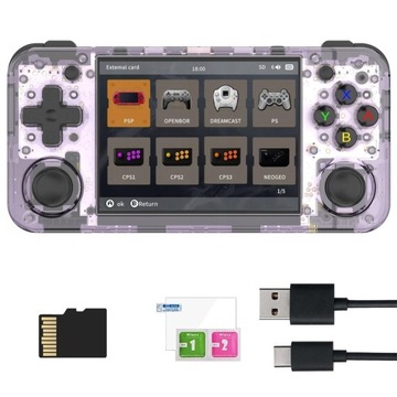 Konsola retro RG35XX H 5G WiFi Bluetooth 4.2 64G 3,5'' ekran IPS