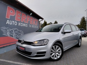 Volkswagen Golf VII Variant 1.6 TDI CR DPF BlueMotion Technology 105KM 2014 Volkswagen Golf Salon Polska Bezwypadek Klimatyzacja 2x PDC Alu 1.6 Diesel