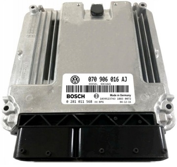 ECU VW T5 2.5 TDI 070906016AJ 0281011568 IMOBILIZÉR OFF