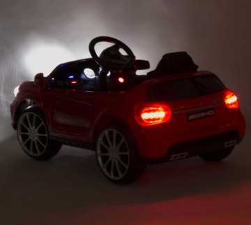 АККУМУЛЯТОРНЫЙ АВТОМОБИЛЬ MERCEDES AMG GLA 45 МУЗЫКА LED USB EVA ПУЛЬТ ДУ