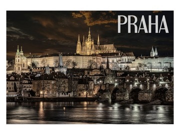 PRAGA - Zabytki - Architektura - Magnes na lodówkę